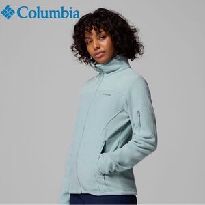 Columbia Women's Light Blue Fleece Jacket